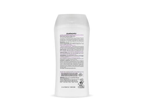 BODY MILK AMÊNDOAS DOCES BABARIA 400 ML. image number 1