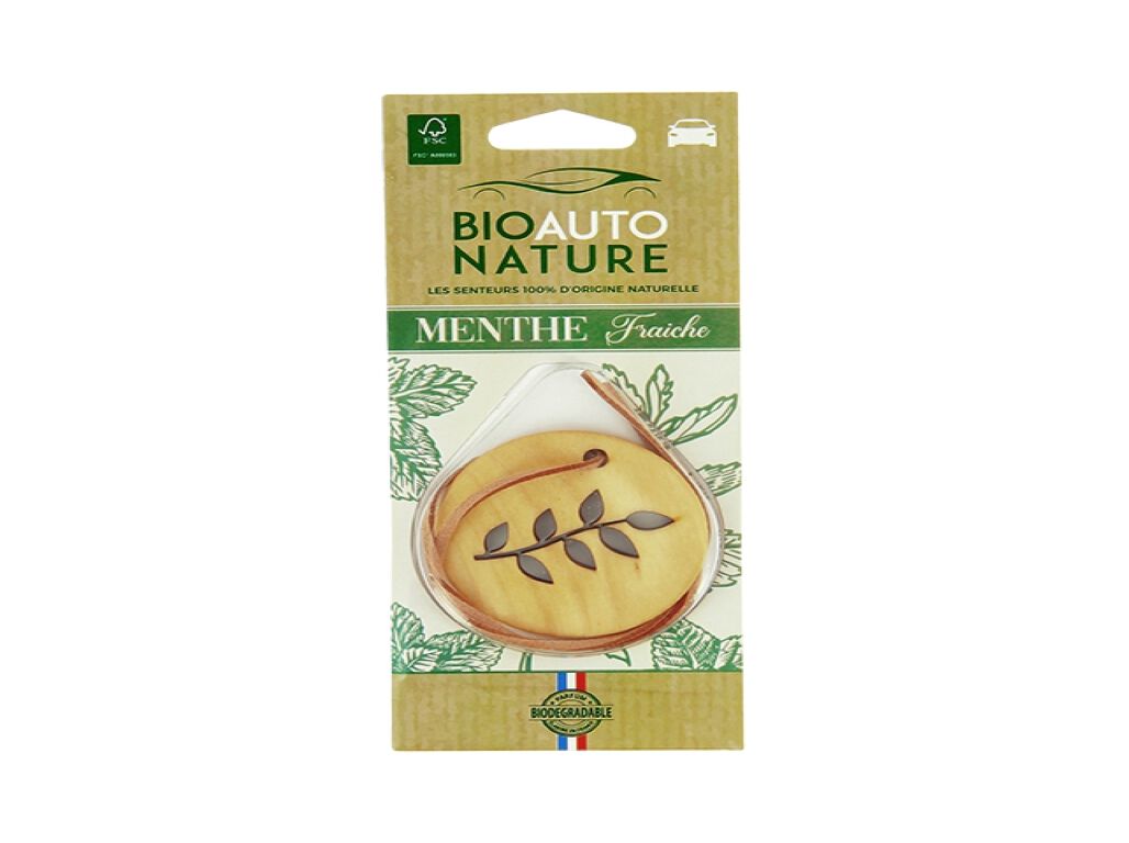 AMBIENTADOR BIOAUTO NATURE EM MADEIRA COM MENTA FRESCA image number 1