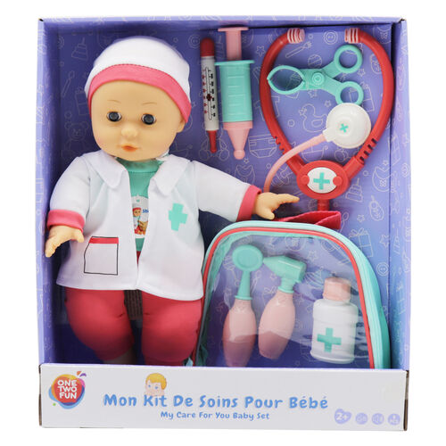 BONECO DOCTOR BABY ONE TWO FUN 30CM image number 0