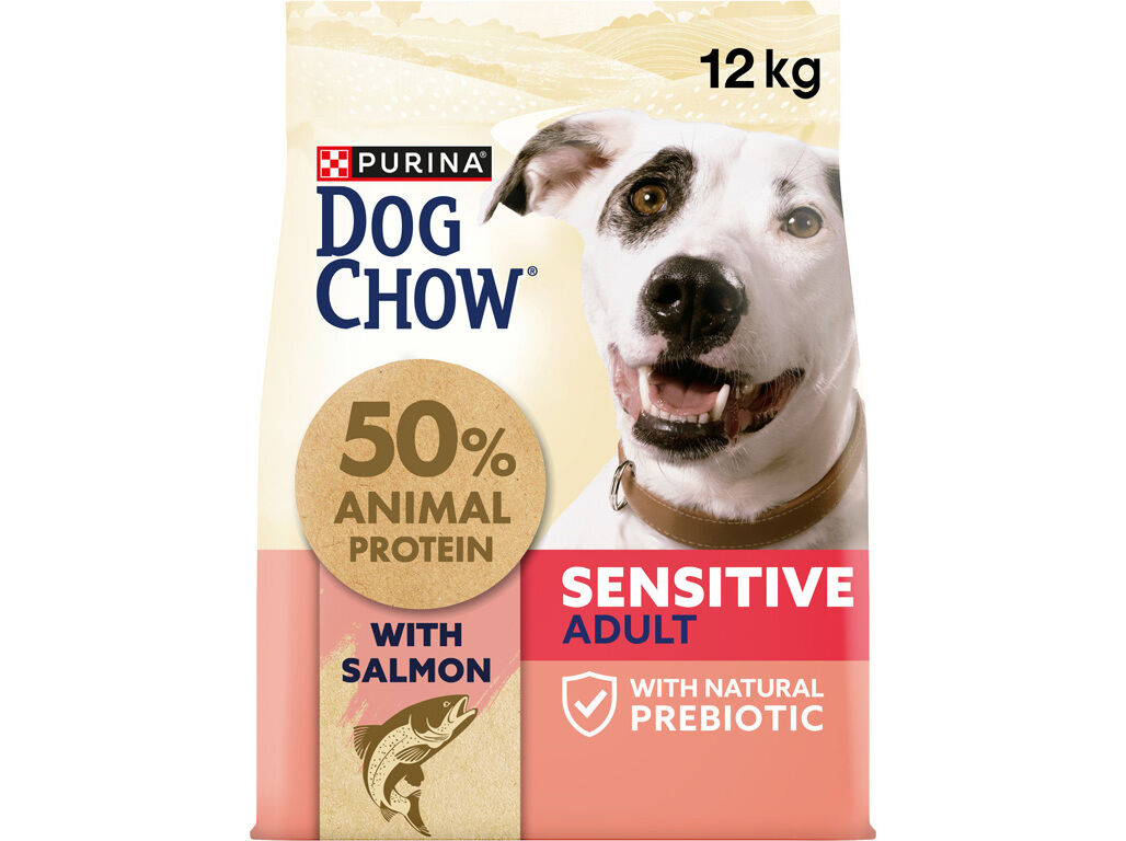 RA&Ccedil;&Atilde;O PARA C&Atilde;O DOG CHOW SENSITIVE SALM&Atilde;O 12KG