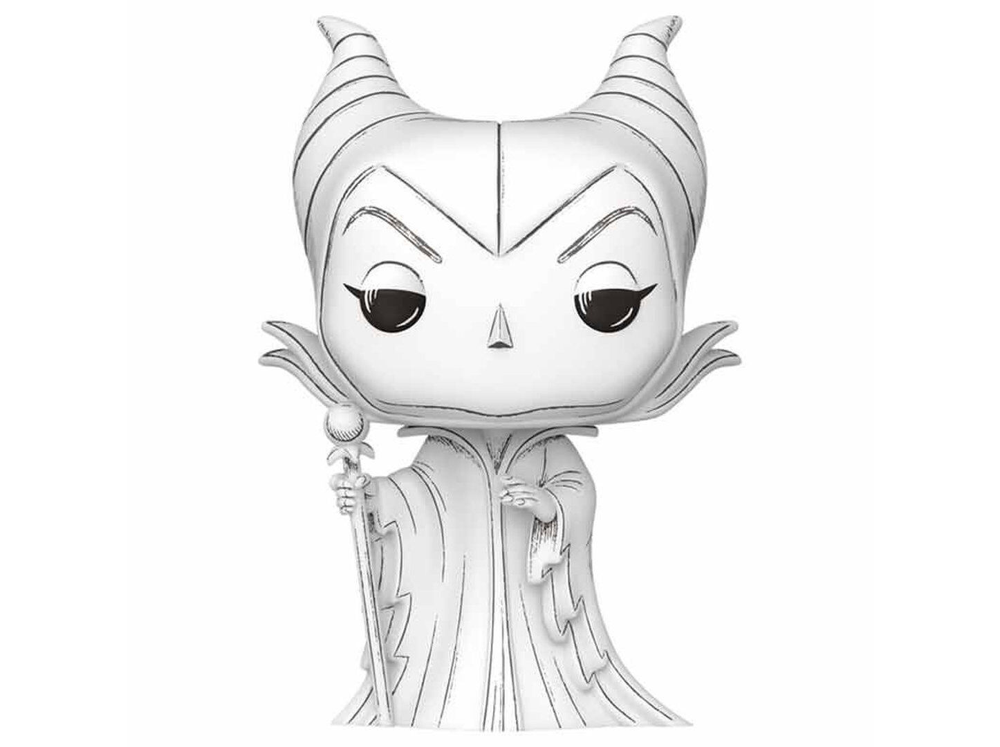 FIGURA FUNKO POP DISNEY: SKETCHED - MALEFIC image number 1