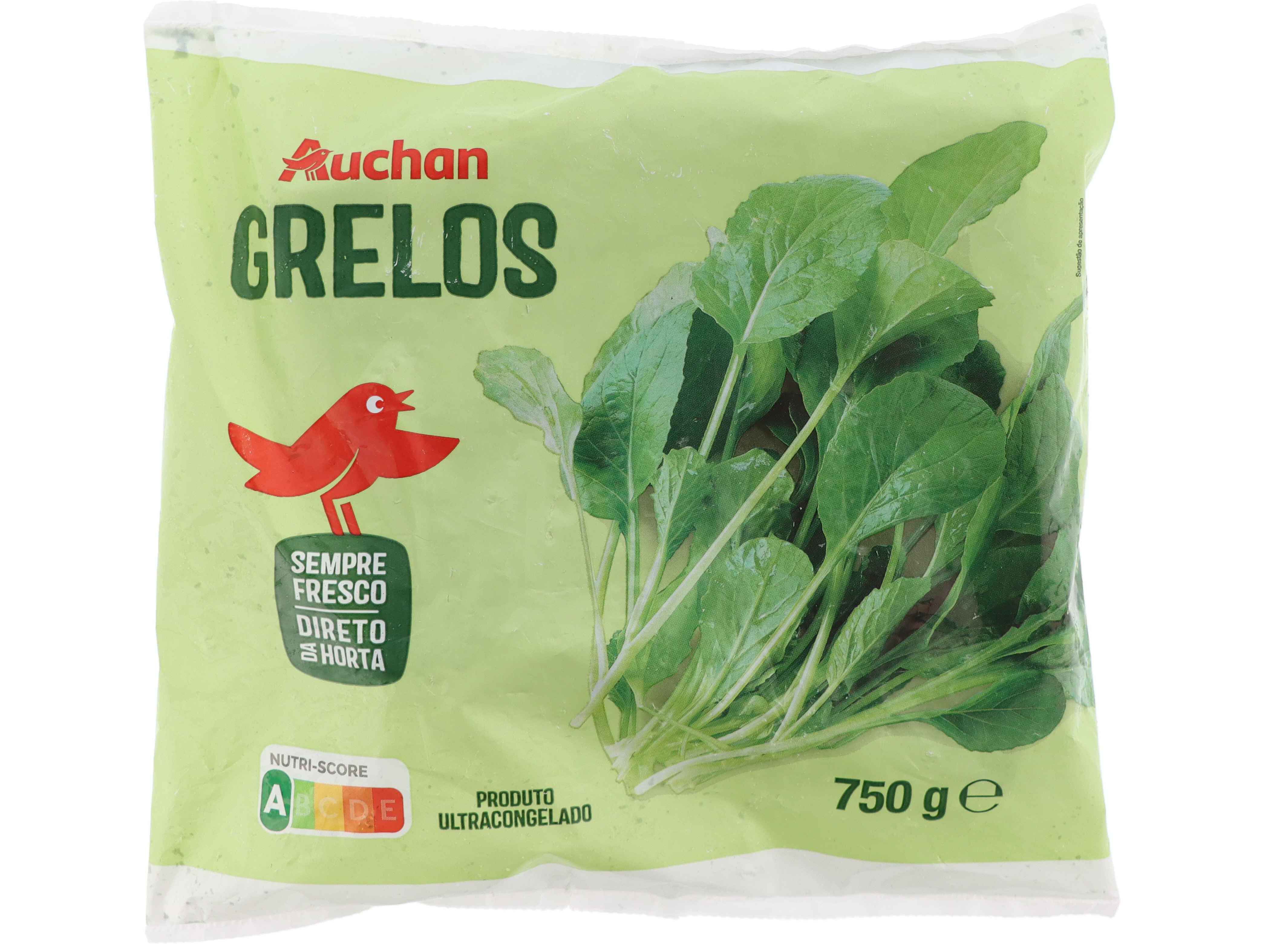 GRELOS NABO AUCHAN EM FOLHAS 750G