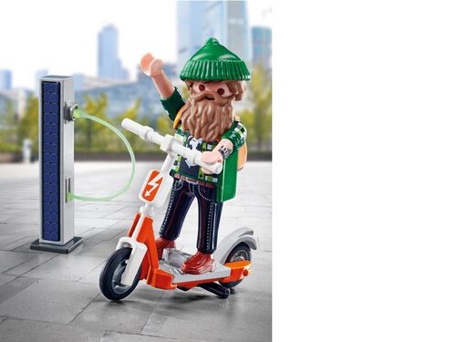 HIPSTER COM E-SCOOTER PLAYMOBIL image number 1