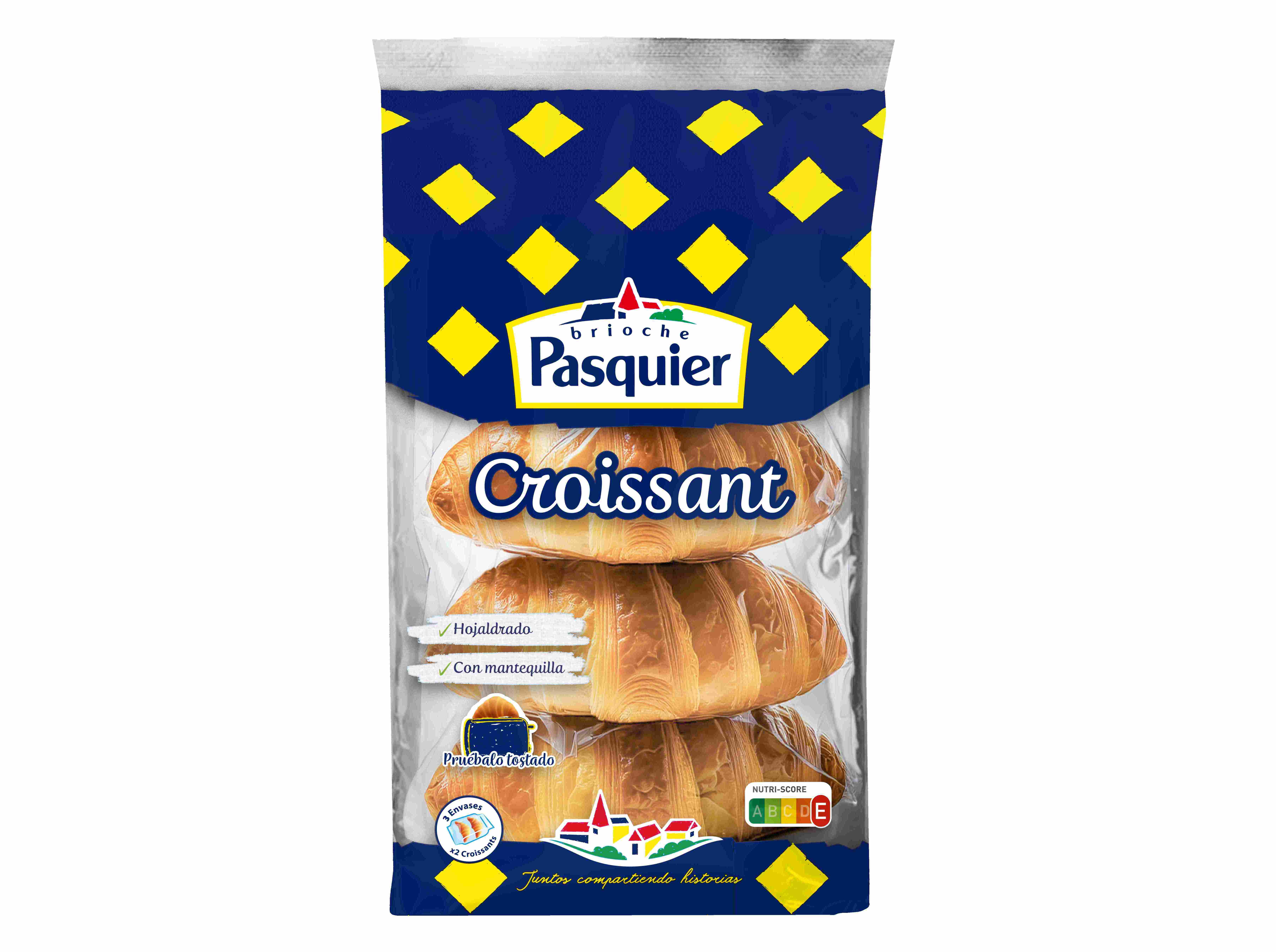 CROISSANTS BRIOCHE PASQUIER 6UN 240G