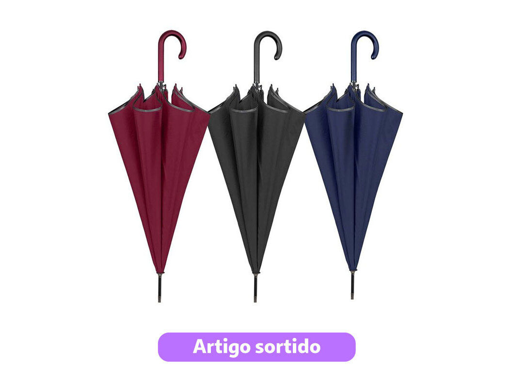 GUARDA-CHUVA SENHORA LONGO PERLETTI AUTOM&Aacute;TICO CORES SORTIDAS image number 0