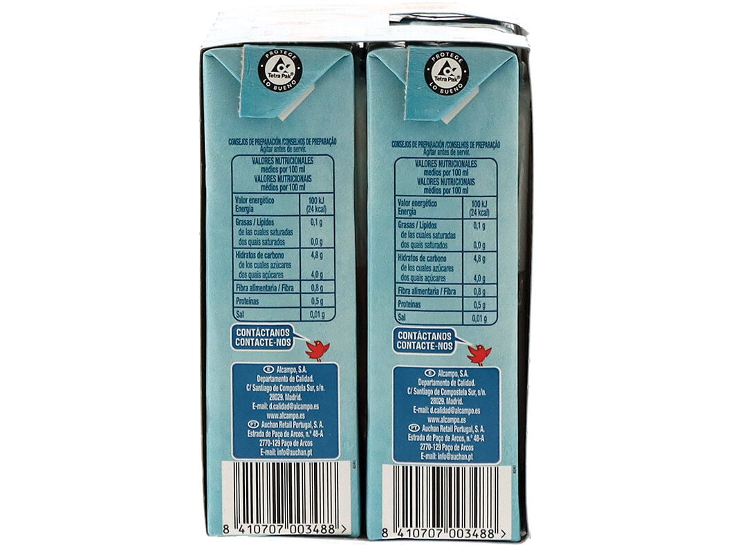 N&Eacute;CTAR AUCHAN P&Ecirc;SSEGO LIGHT 6X200ML image number 2