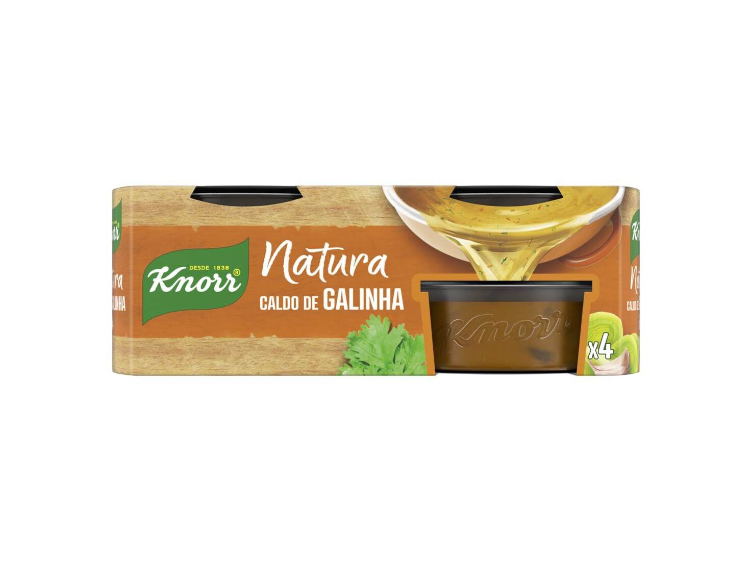 CALDO KNORR NATURA GALINHA 4X28G image number 1