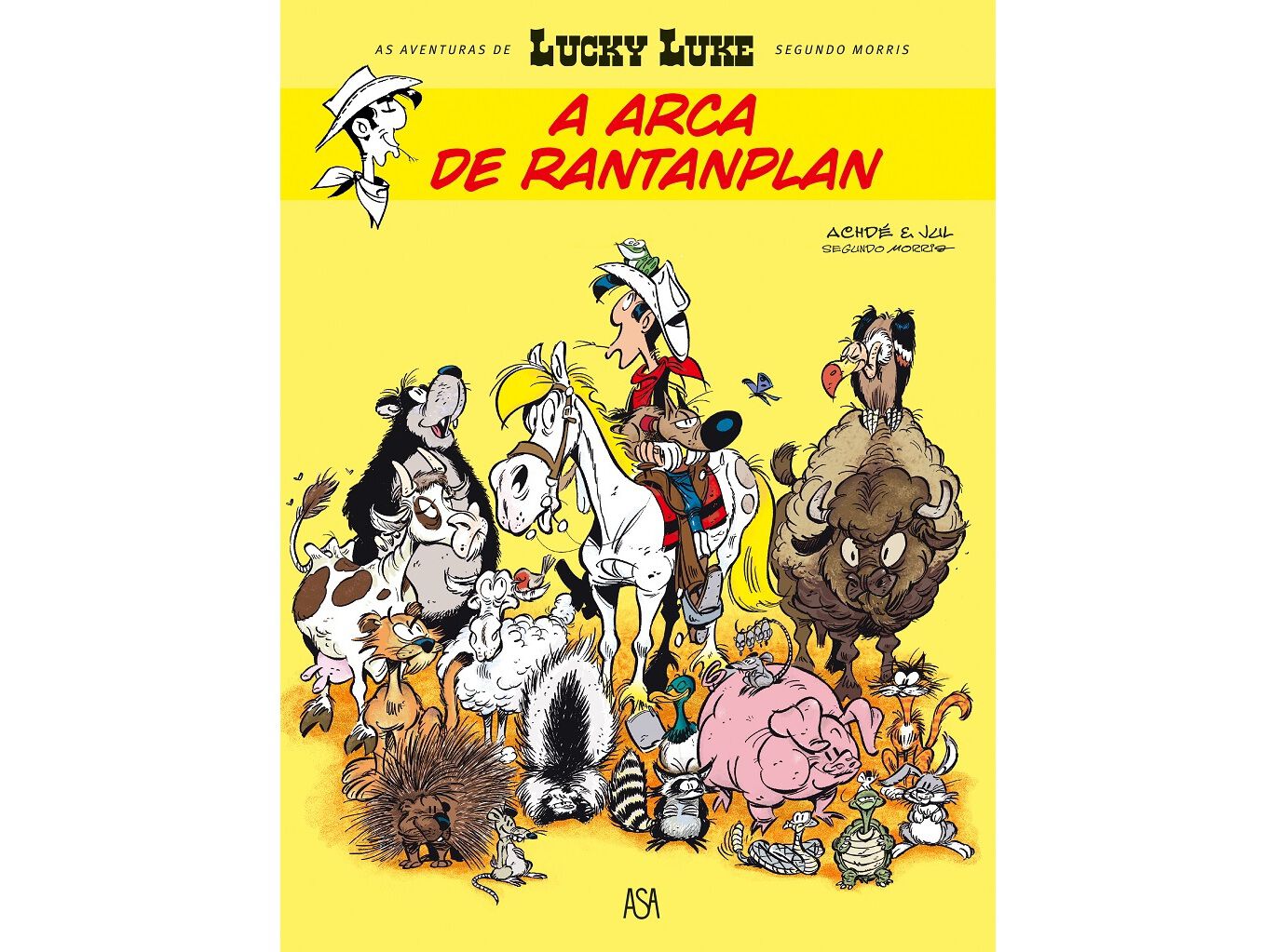 LIVRO LUCKY LUKE A ARCA DE RANTANPLAN image number 0