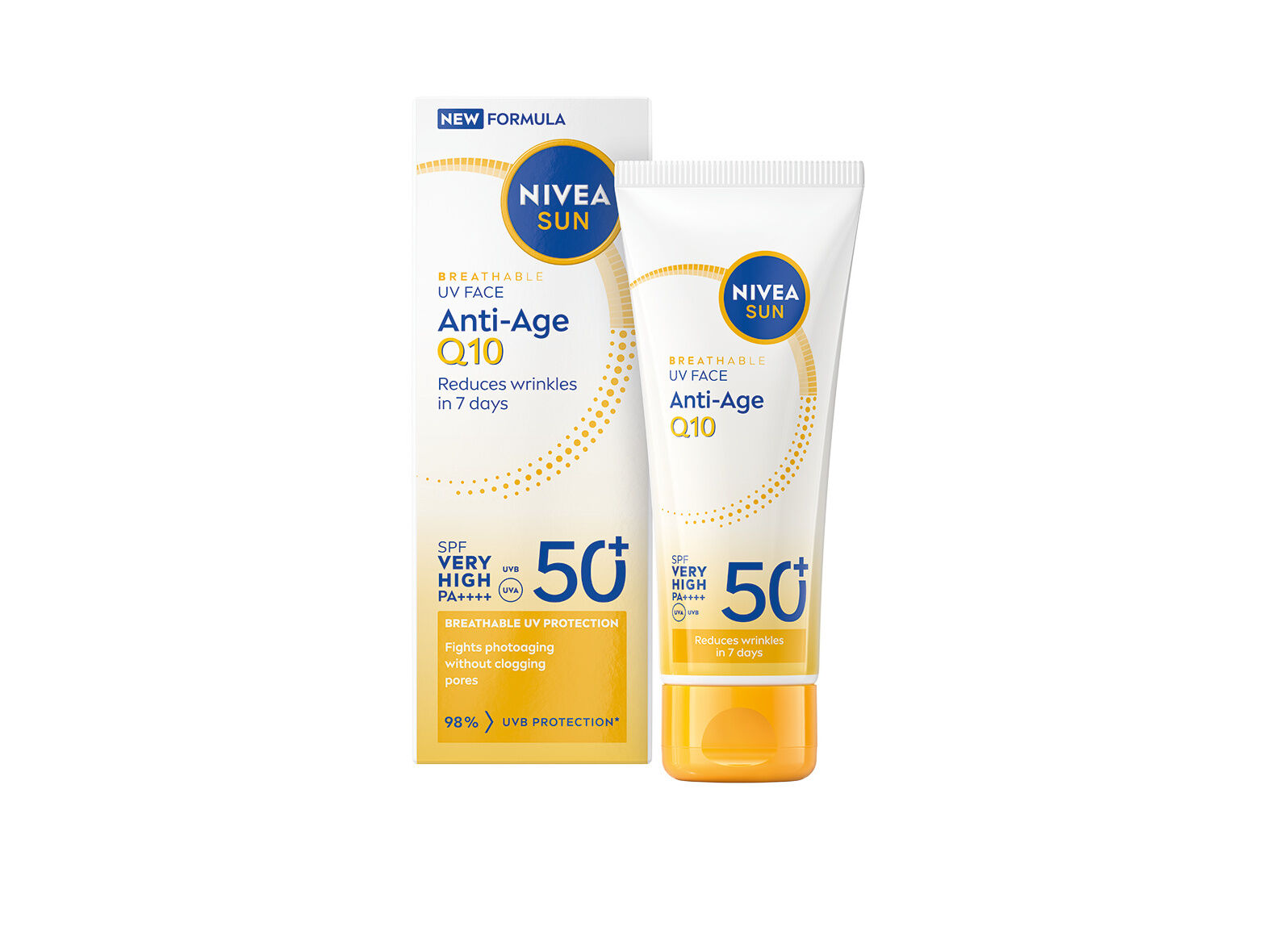 ROSTO NIVEA SUN Q10 ANTI-AGE FP50+ 40ML