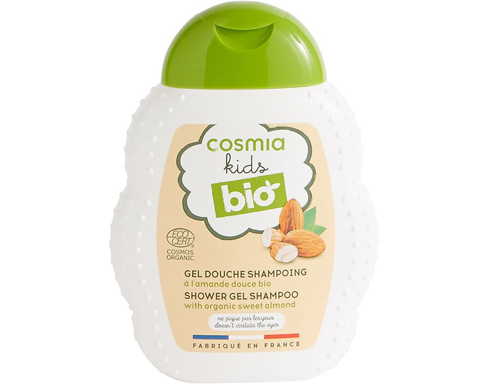 GEL BANHO COSMIA KIDS BIO 2EM1 AM&Ecirc;NDOAS DOCES 250ML