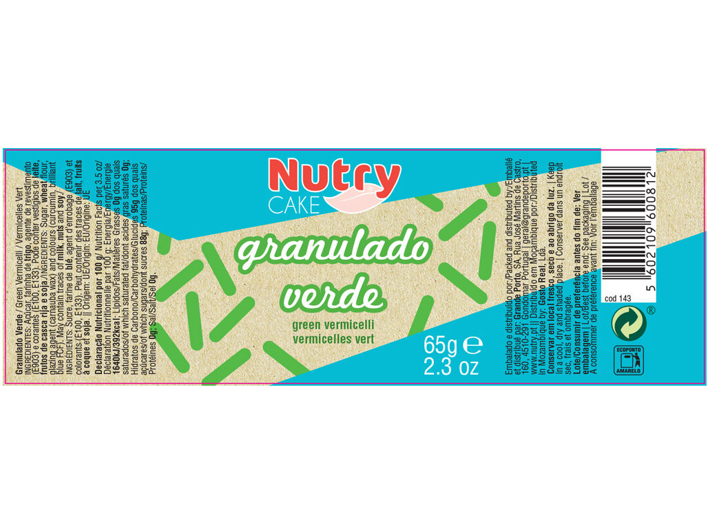 GRANULADO NUTRY VERDE 65 G image number 1