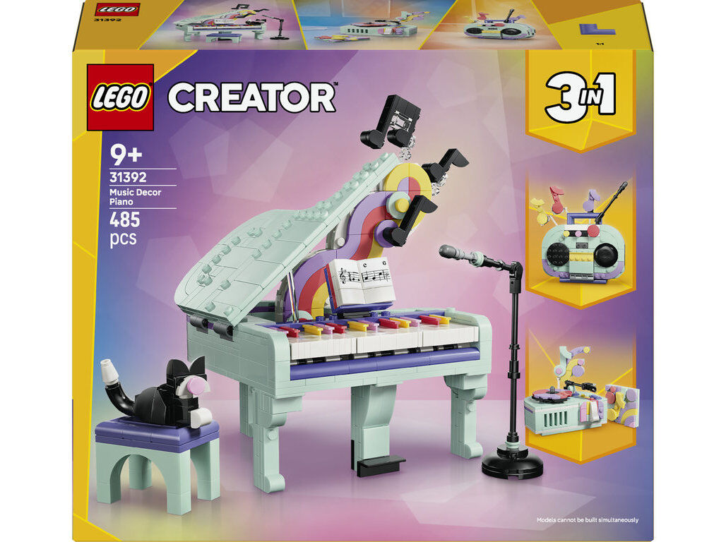 DECORA&Ccedil;&Atilde;O MUSICAL PIANO LEGO LEGO CREATOR 31392