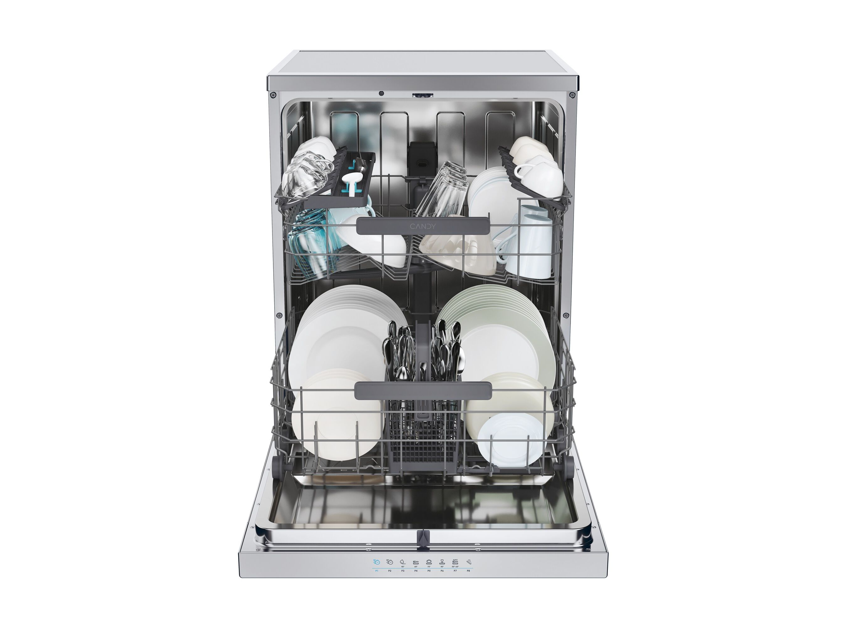 M&Aacute;QUINA DE LAVAR LOI&Ccedil;A CANDY CF 4B7F0X INOX B 14 CONJUNTOS image number 3