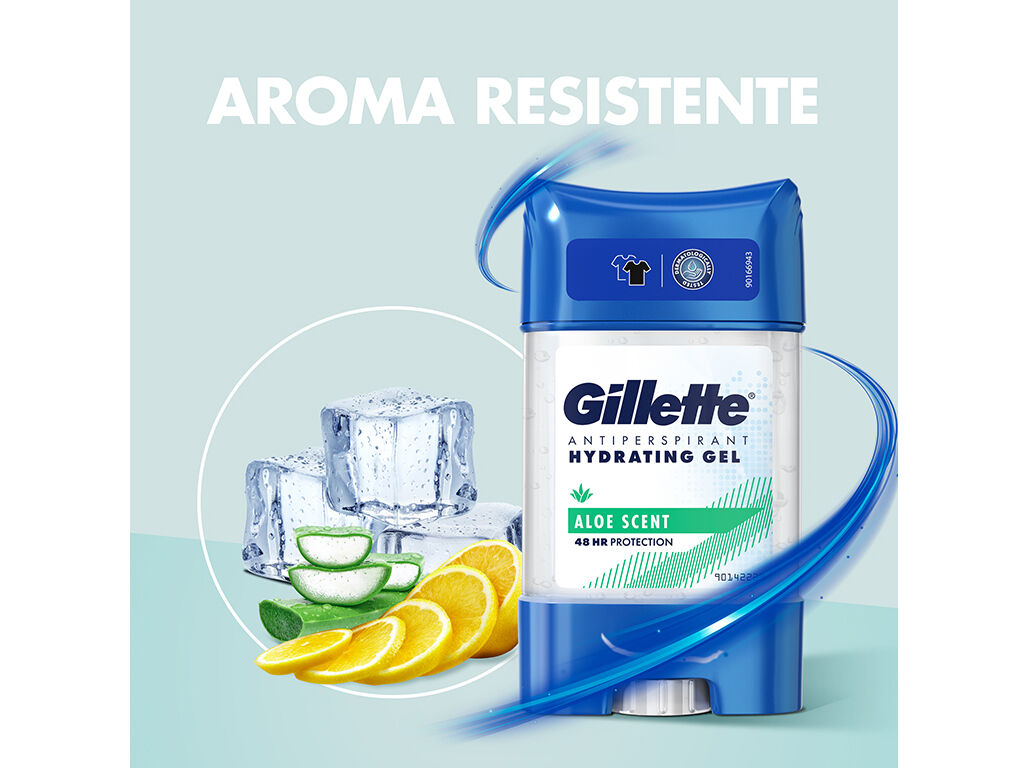 DEOS GILLETTE HOMEM STICK GEL ALO&Eacute; 70ML image number 1