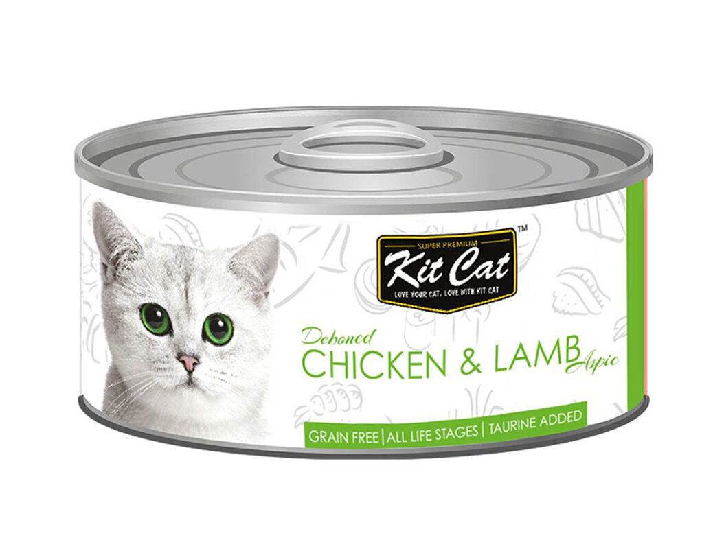 COMIDA H&Uacute;MIDA GATO KITCAT FRANGO&BORREGO 80G image number 0