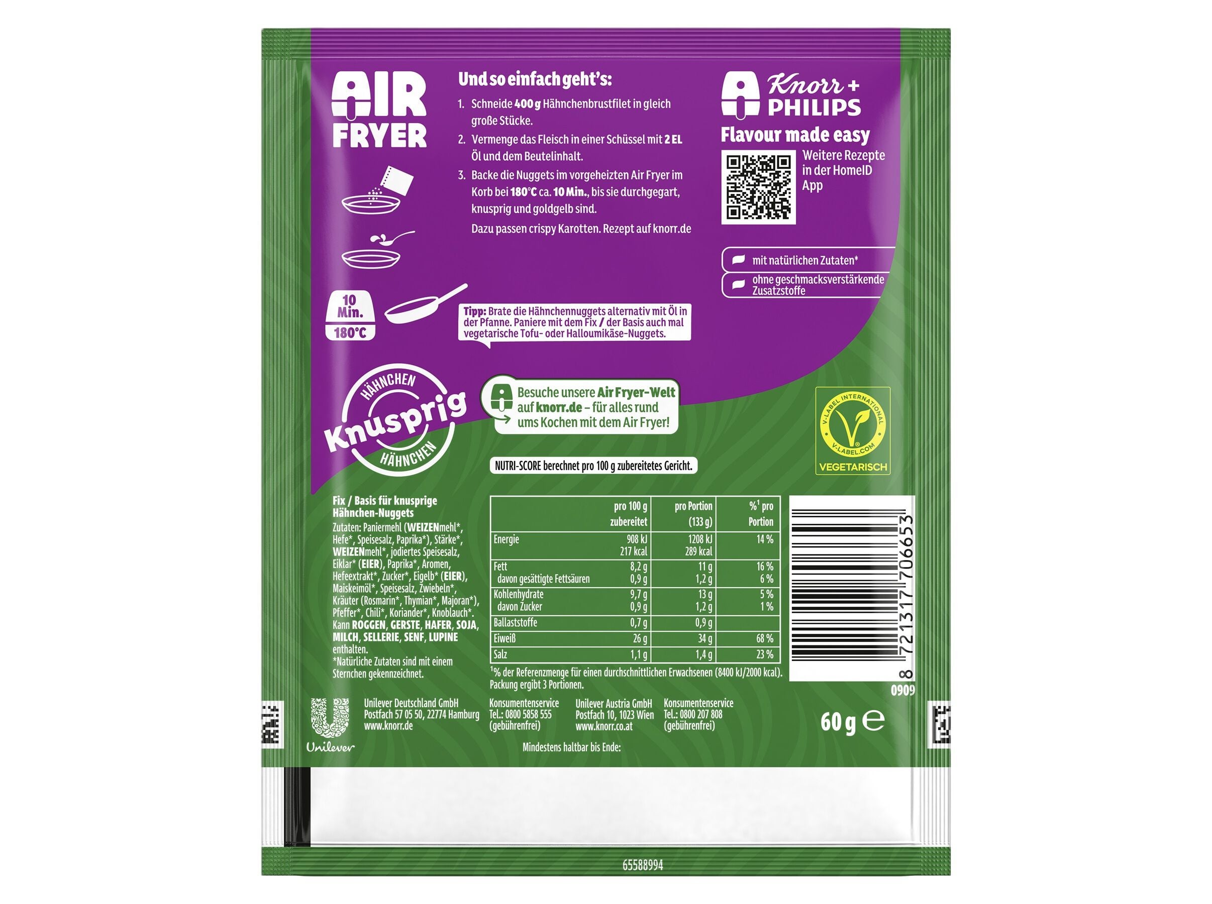 TEMPERO KNORR AIR FRYER FRANGO 60G image number 2