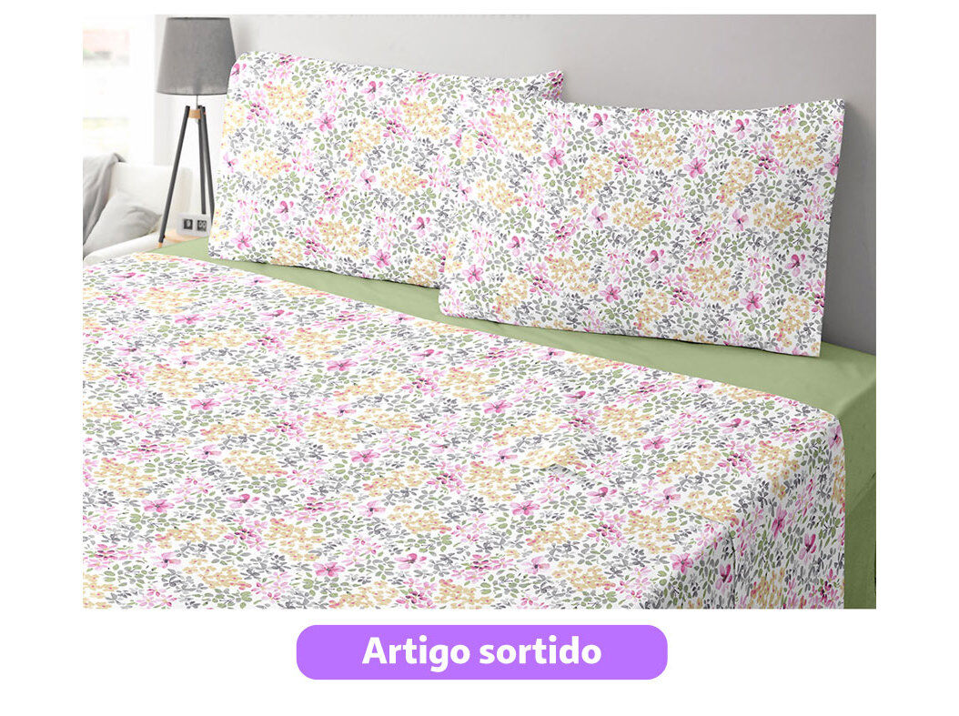 JOGO CAMA POLAR HOMESPECIAL ESTAMPADO 260X270CM MODELOS SORTIDOS image number 1