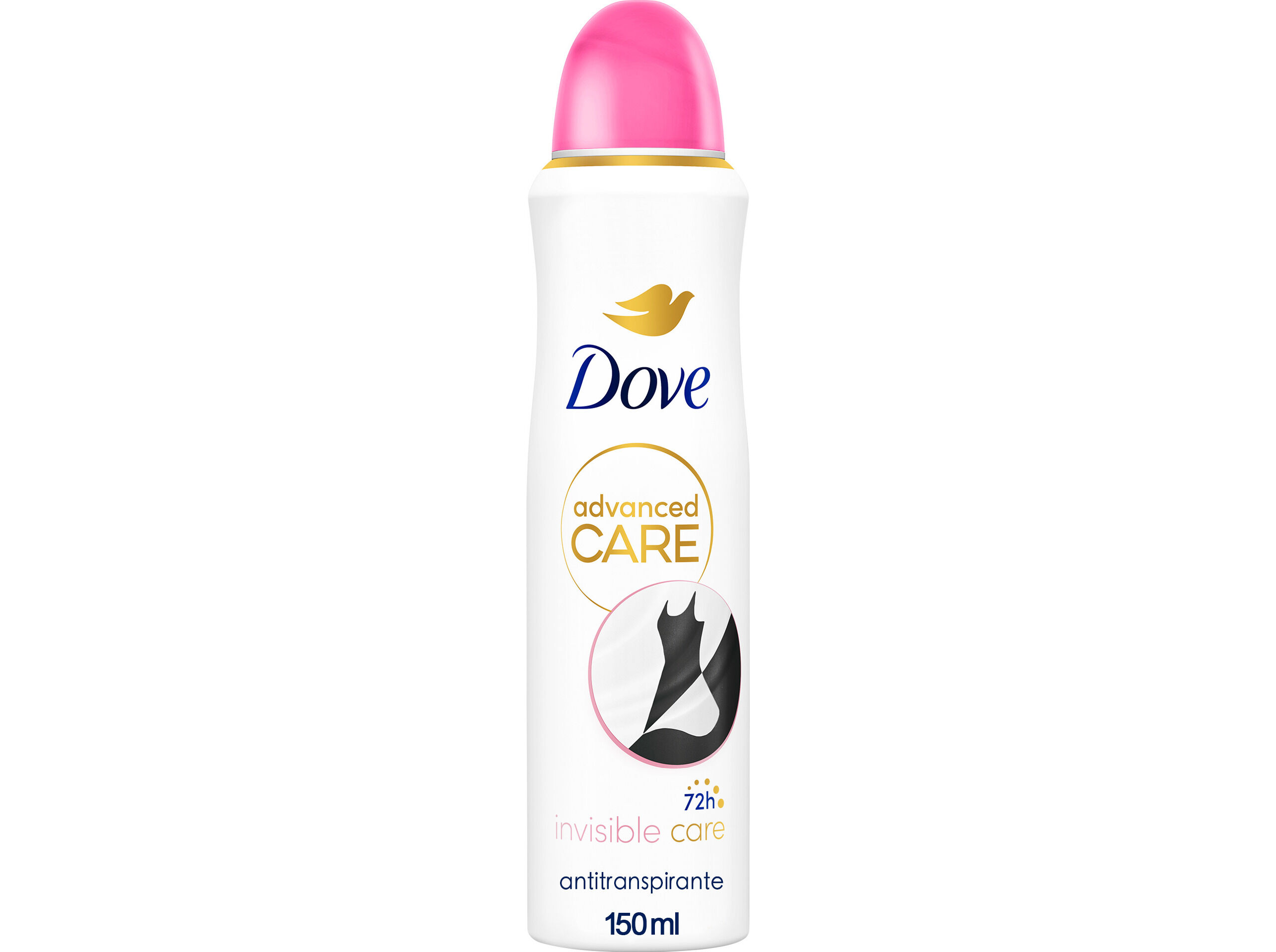 DESODORIZANTE SPRAY DOVE INVISIBLE CARE 72H 150ML image number 0