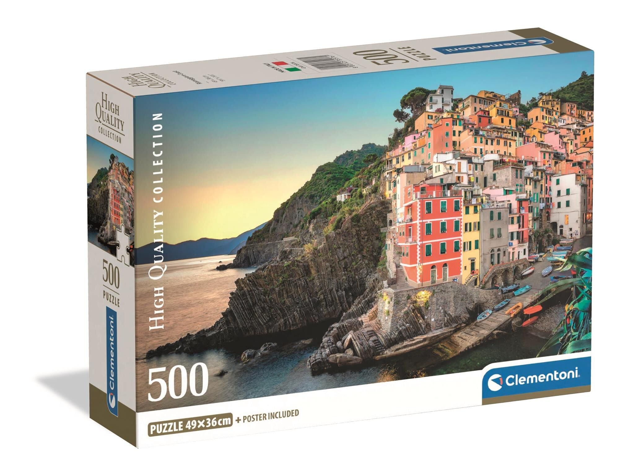 PUZZLE CLEMENTONI RIOMAGGIORE COAST 500 PE&Ccedil;AS image number 0