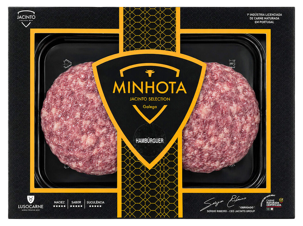 HAMBURGUER 100% CARNE MINHOTA DOP 2*180GR