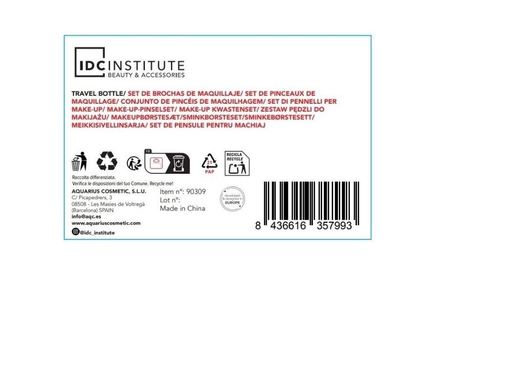 TRAVEL SET IDC INSTITUTE 3PCS image number 1