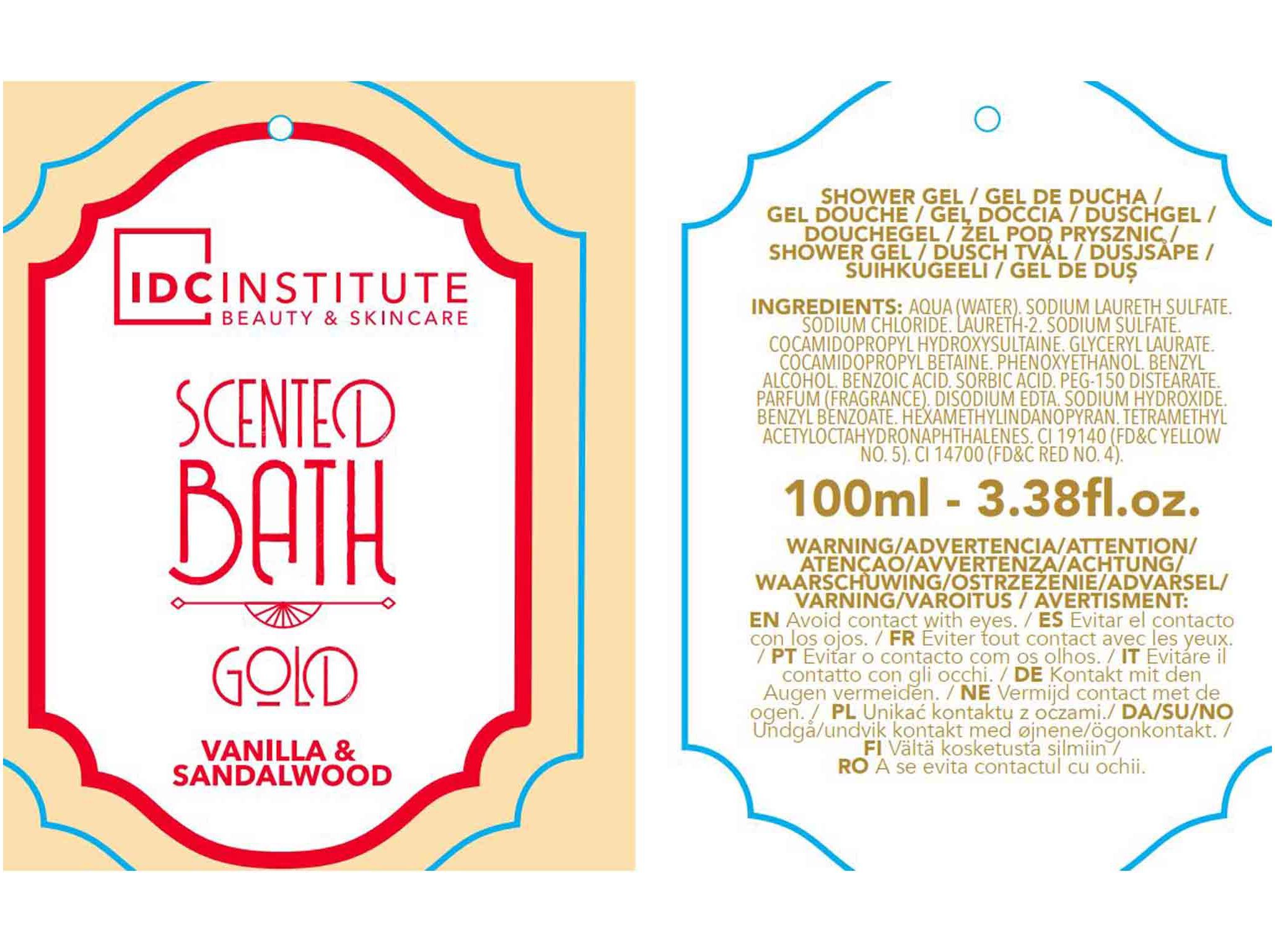 CONJUNTO BANHEIRA IDC INSTITUTE GOLD SET 2PCS image number 3