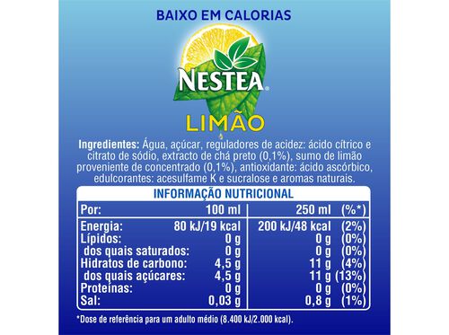 ICE TEA NESTEA LIMÃO PET 0.50L