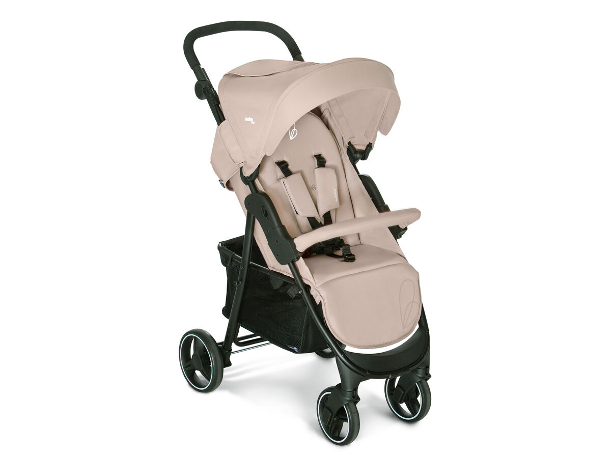 CARRINHO DE BEB&Eacute; ASALVO AMERICA 3 BEGE 106X82X51CM