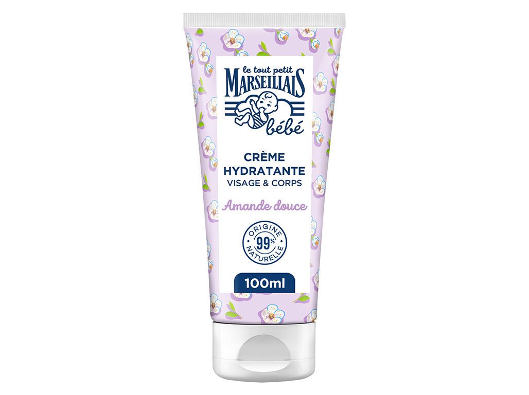 CREME BEB&Eacute; LE PETIT MARSEILLAIS HIDRATANTE AM&Ecirc;NDOAS DOCES 100ML image number 1