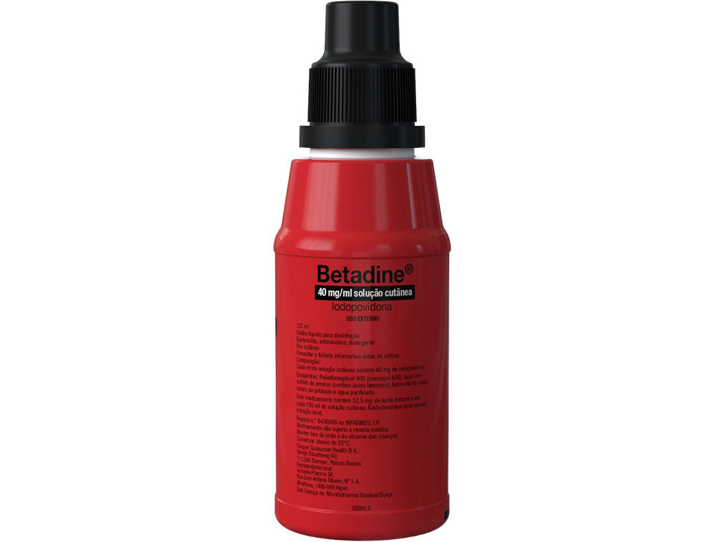 ESPUMA BETADINE CUT&Acirc;NEA 40MG/ML 125ML image number 0
