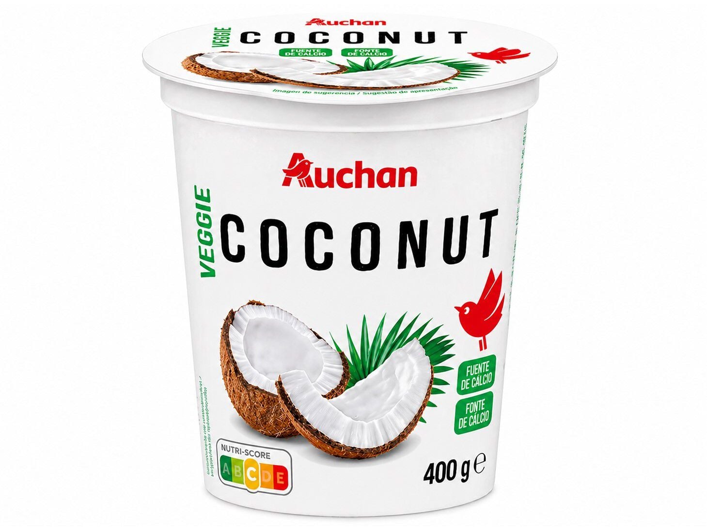 COCOGURTE AUCHAN NATURAL 400G image number 0