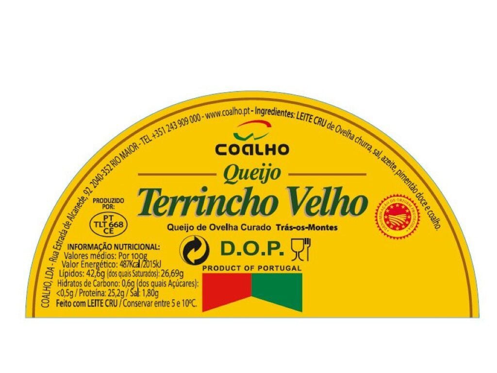 QUEIJO COALHO TERRINCHO VELHO DOP METADES KG image number 1