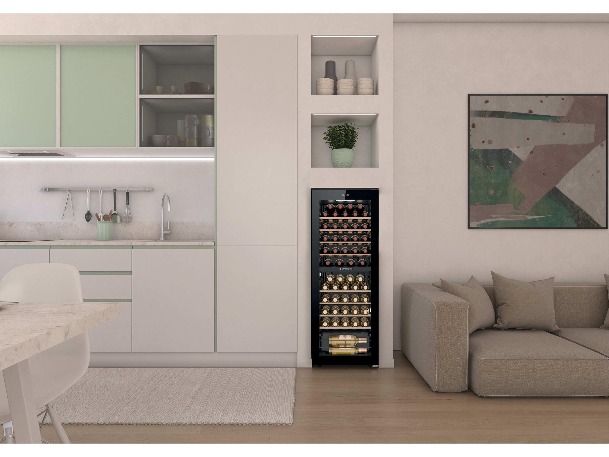 CAVE DE VINHOS CANDY CNWQ4G56G2 G 56 GARRAFAS image number 4