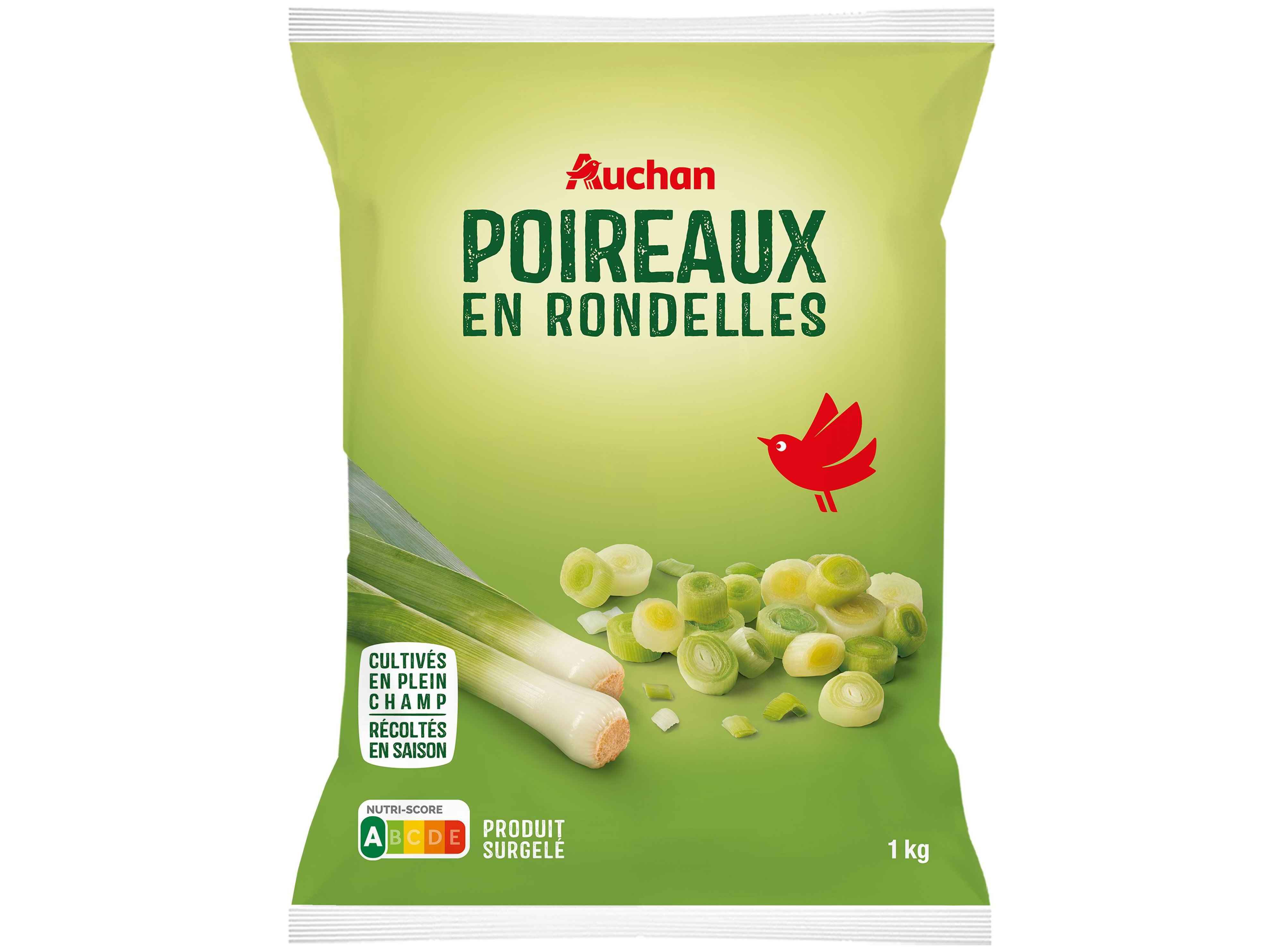 ALHO FRANC&Ecirc;S AUCHAN &Agrave;S RODELAS 1KG