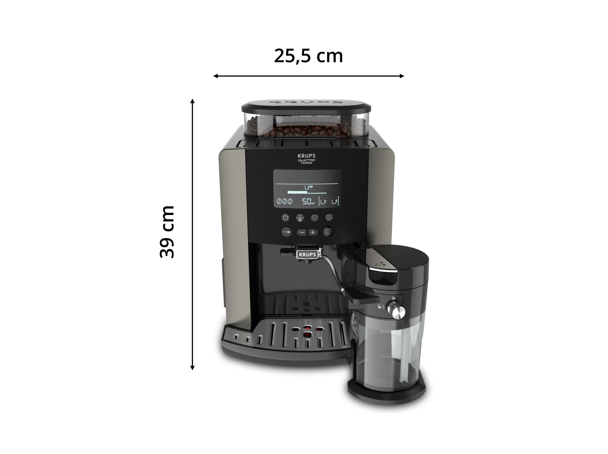 M&Aacute;QUINA CAF&Eacute; EXPRESSO KRUPS EA819E10 AUTOM&Aacute;TICA ESSENTIAL AR&Aacute;BICA LATTE image number 6