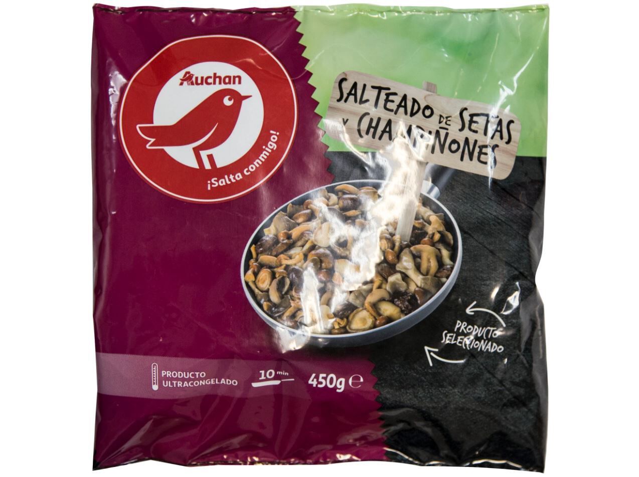 SALTEADO AUCHAN COGUMELOS 450G