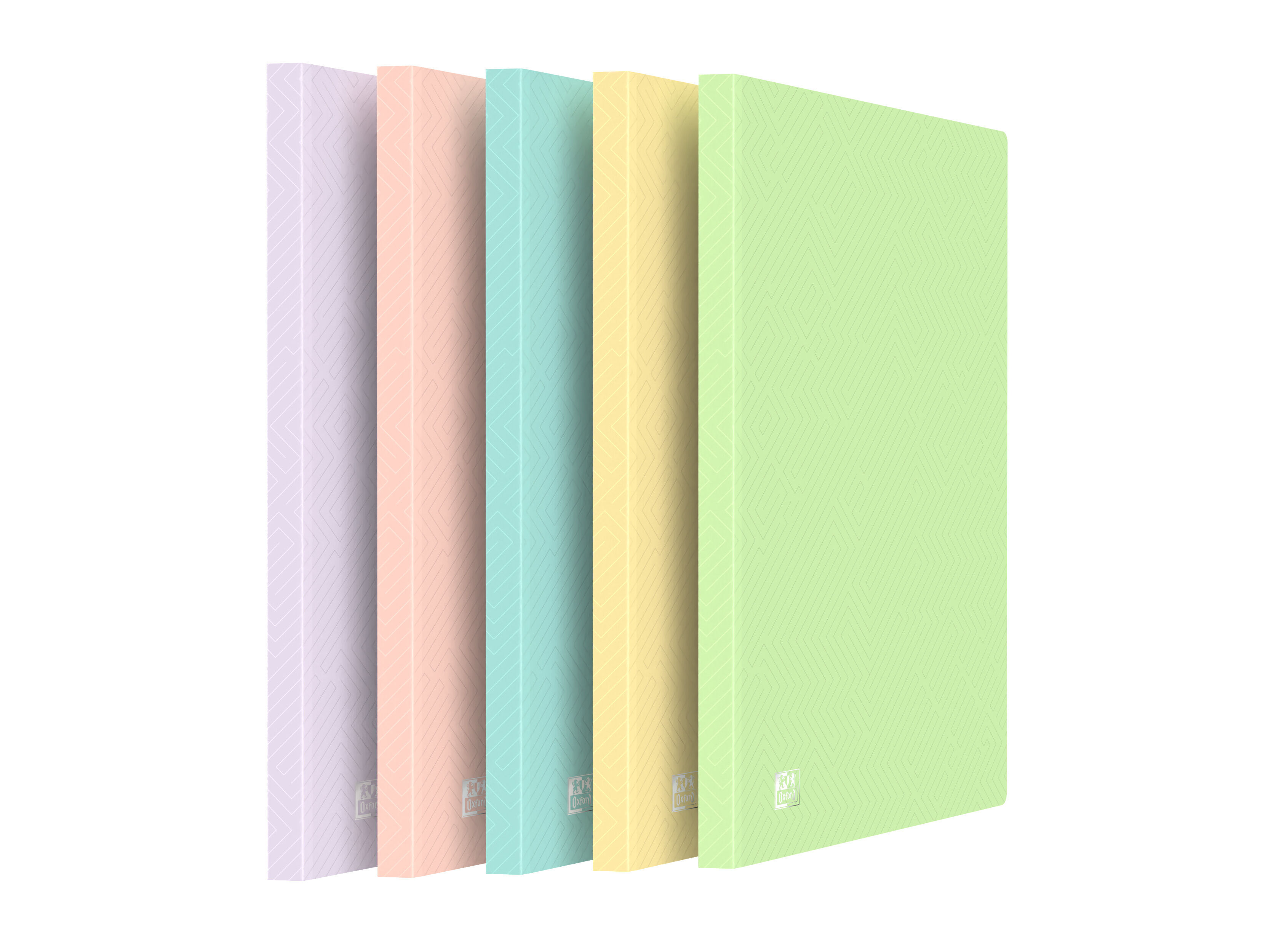 PORTFOLIO A4 URBAN OXFORD 40 BOLSAS PASTEL CORES SORTIDAS image number 1