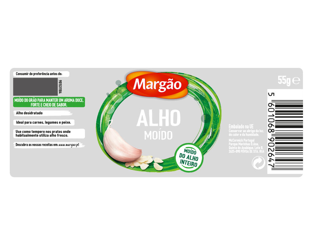 ALHO MARG&Atilde;O MOIDO 55G image number 1