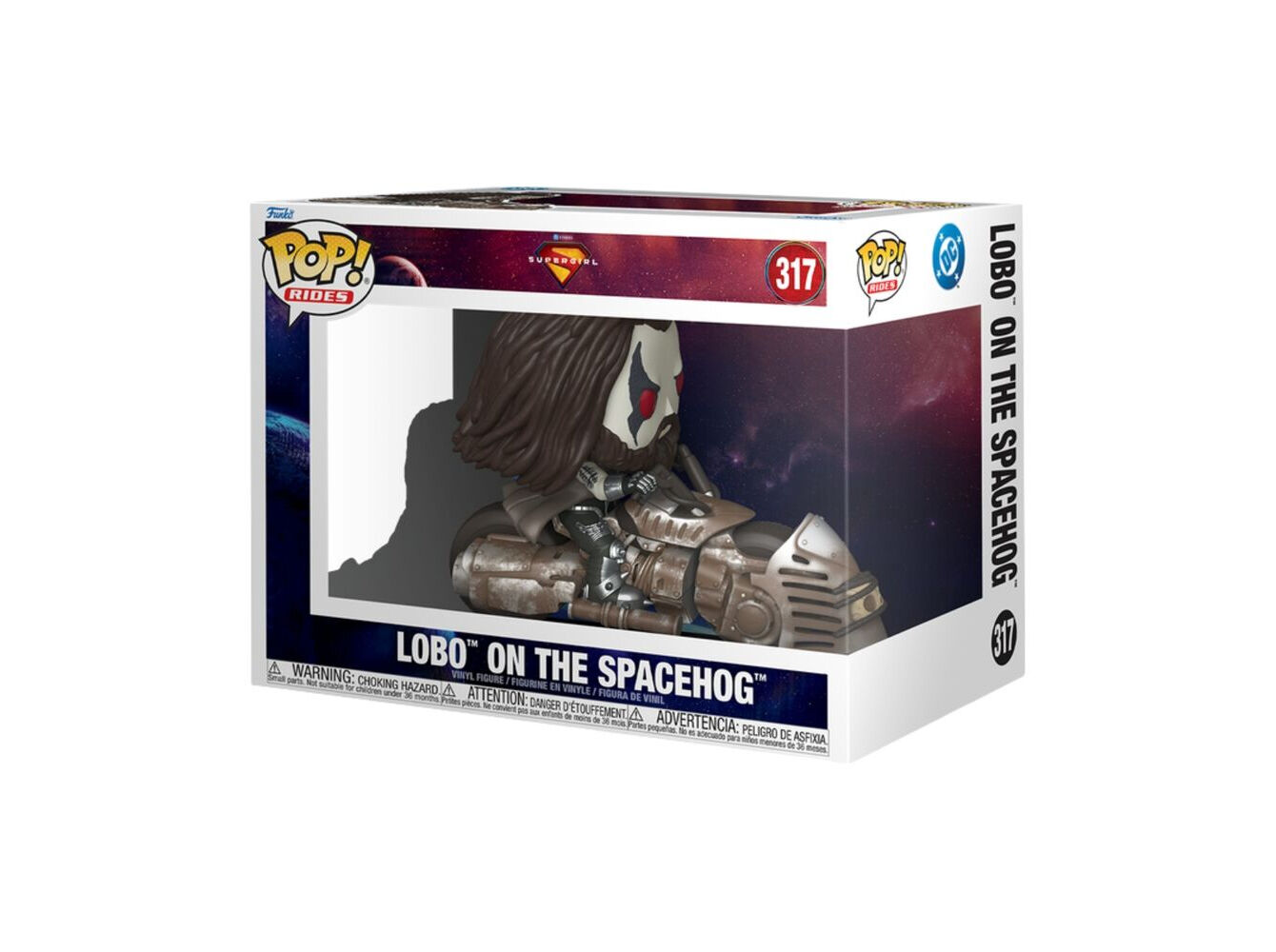 FIGURA POP! FUNKO RIDE: SUPERGIRL-LOBO ON THE SPACEHOG image number 0