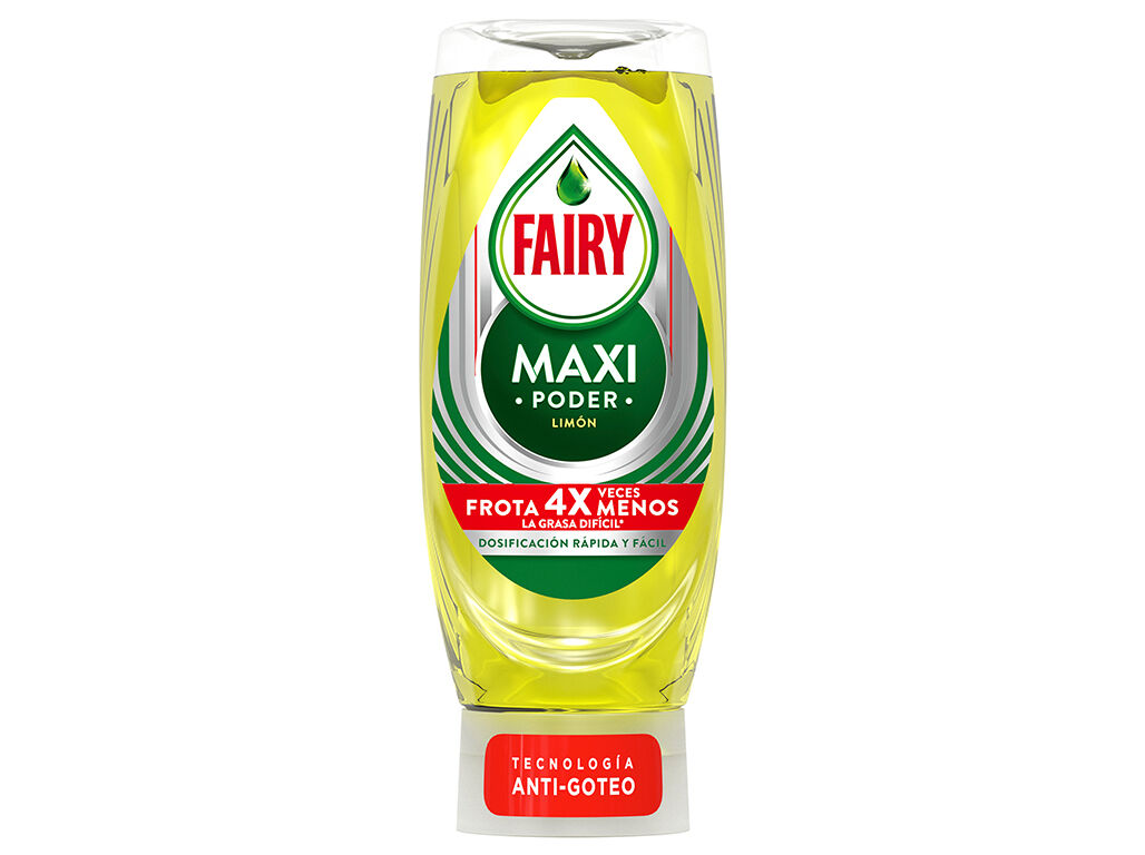 DETERGENTE MANUAL LOI&Ccedil;A FAIRY MAXI PODER LIM&Atilde;O 450ML image number 1