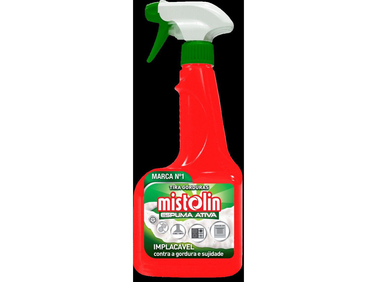 DESENGORDURANTE MISTOLIN SPRAY ESPUMA ATIVA 500ML