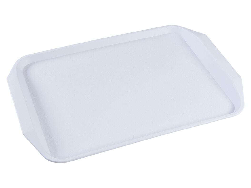 TABULEIRO ALICE POLEGAR BRANCO PL&Aacute;STICO 43X30CM