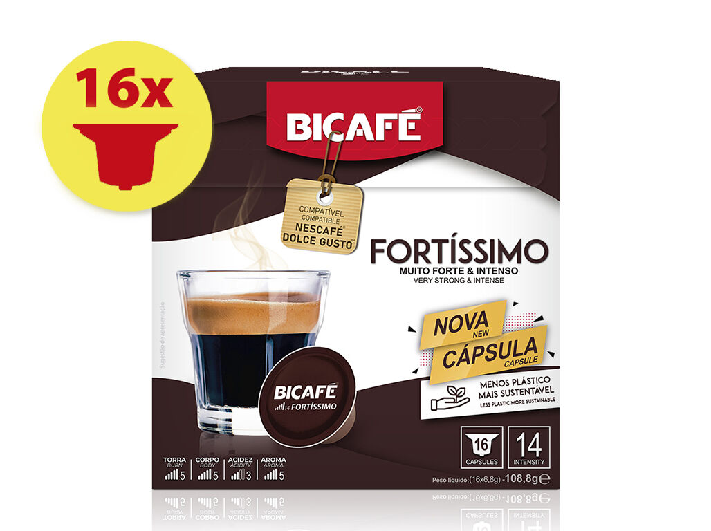 C&Aacute;PSULAS CAF&Eacute; BICAF&Eacute; FORTISSIMO DG 16 UN image number 0