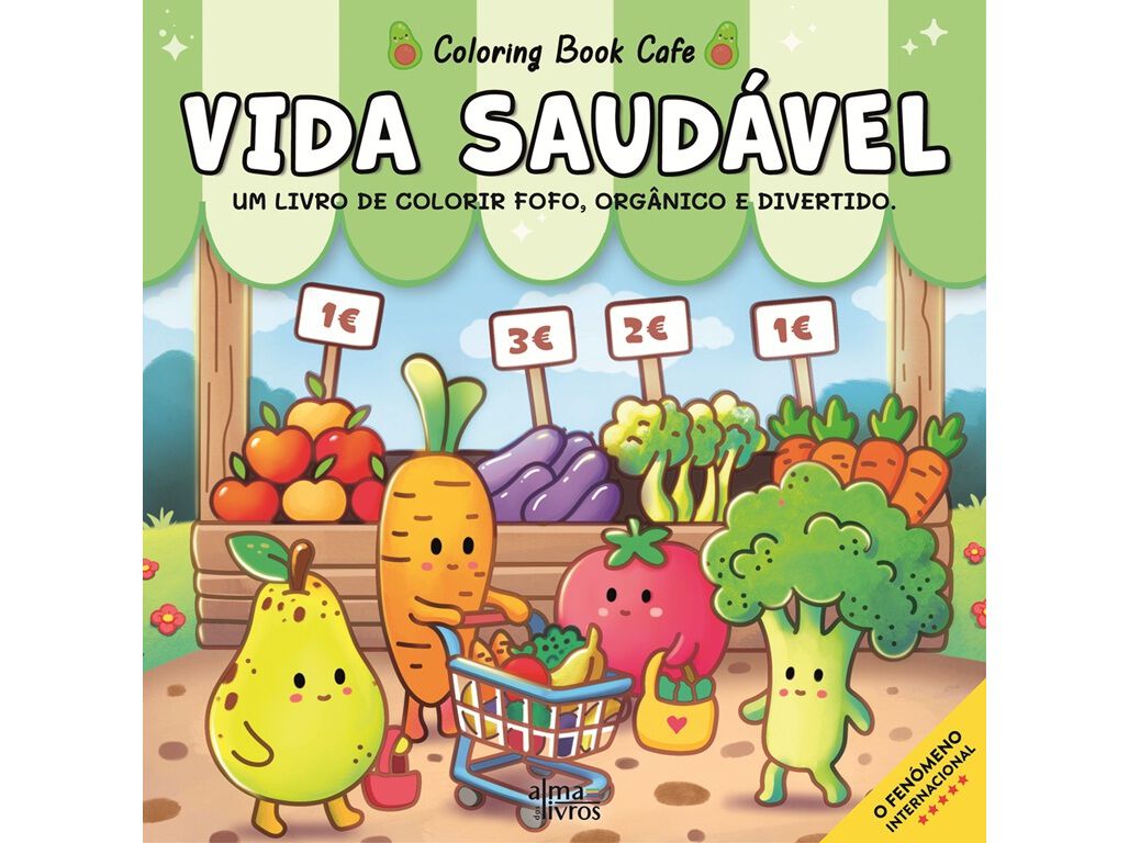 LIVRO VIDA SAUD&Aacute;VEL COLORING BOOK