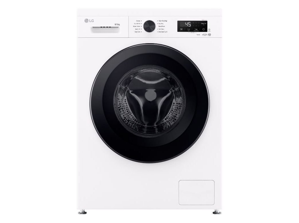 M&Aacute;QUINA DE LAVAR E SECAR ROUPA LG W4X1085NWK 8/5 KG 1400 RPM STEAM WI-FI BRANCA