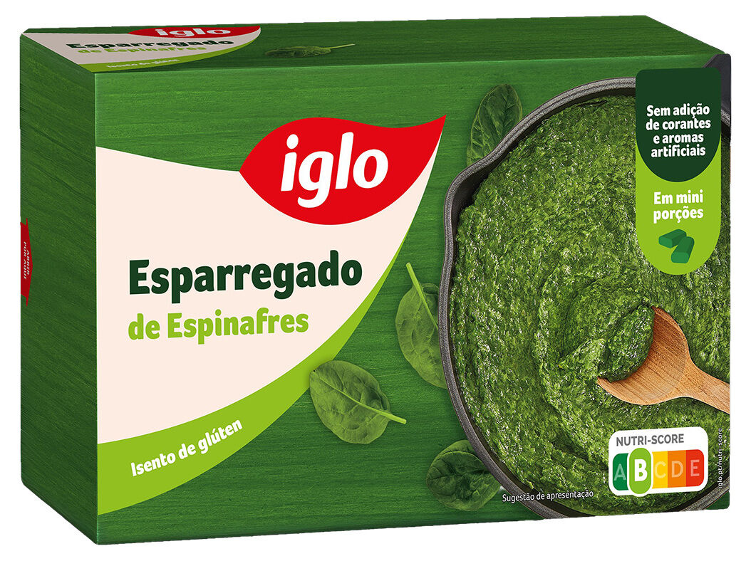 ESPARREGADO IGLO SEM GL&Uacute;TEN 750G