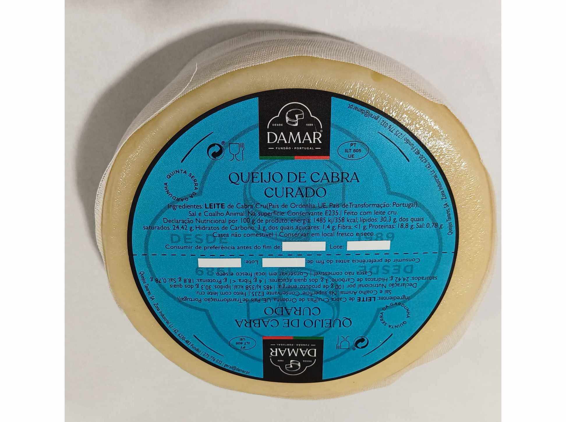QUEIJO DE CABRA DAMAR - SERRA DA GARDUNHA KG image number 0