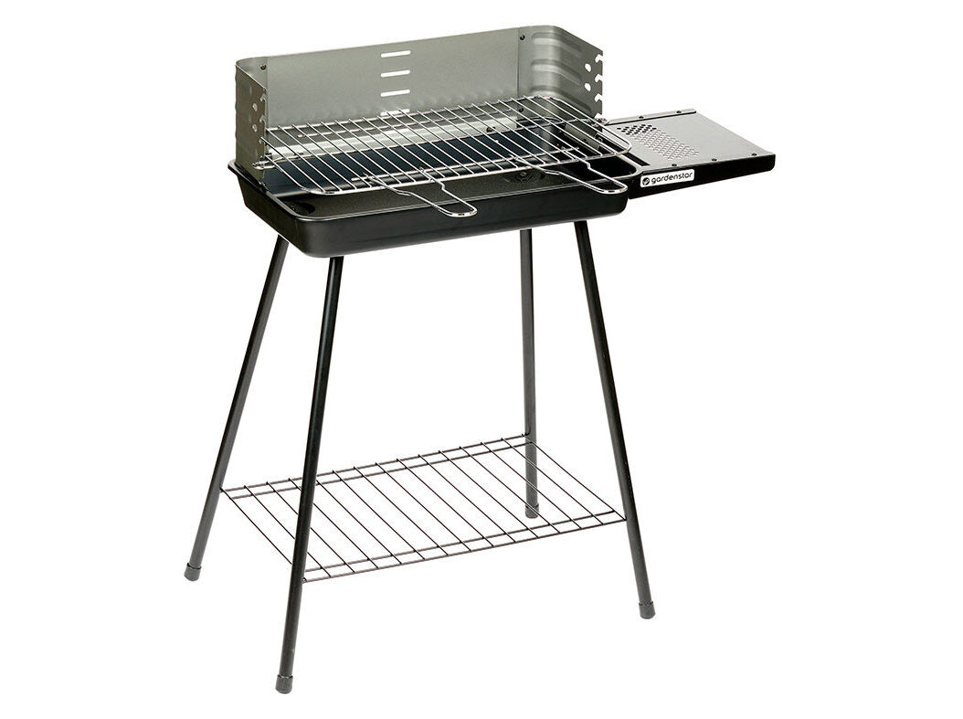 BARBECUE CARV&Atilde;O GARDENSTAR PRETO 78X39X79CM