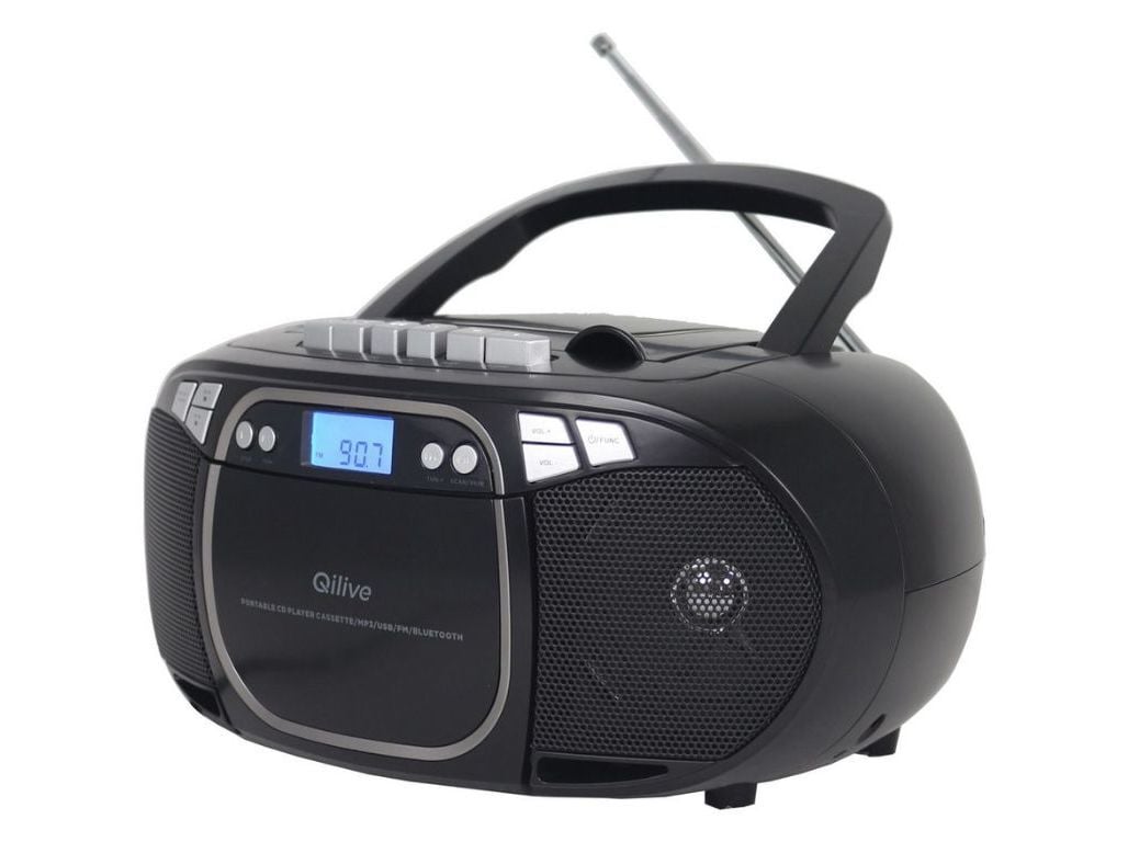R&Aacute;DIO PORT&Aacute;TIL QILIVE Q1284 (CD/CASSETE/USB/FM/BLUETOOTH) image number 2
