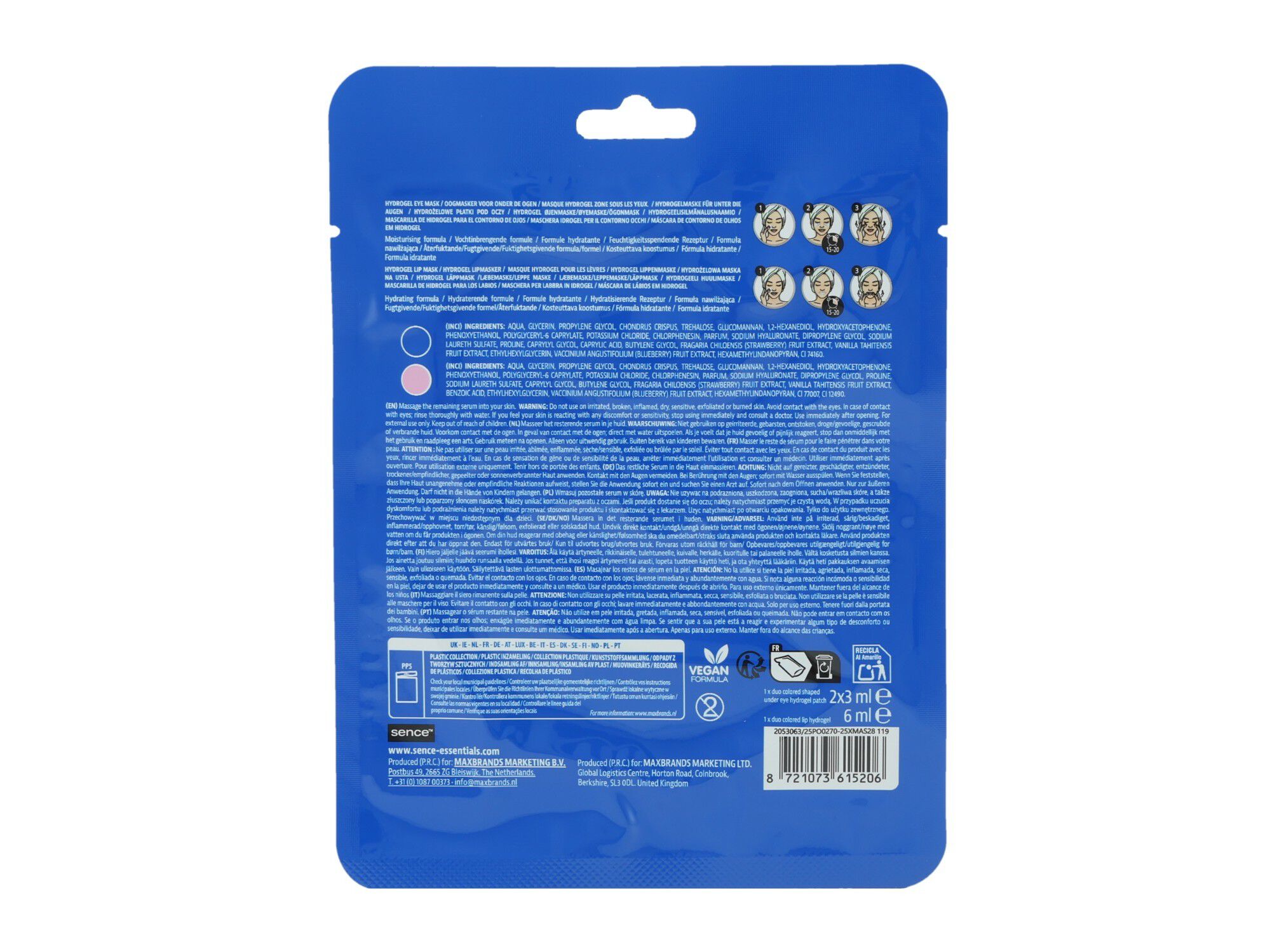 MASCARAS SENCE COLLECTION OLHOS E LABIOS THE WINTER CLUB image number 1